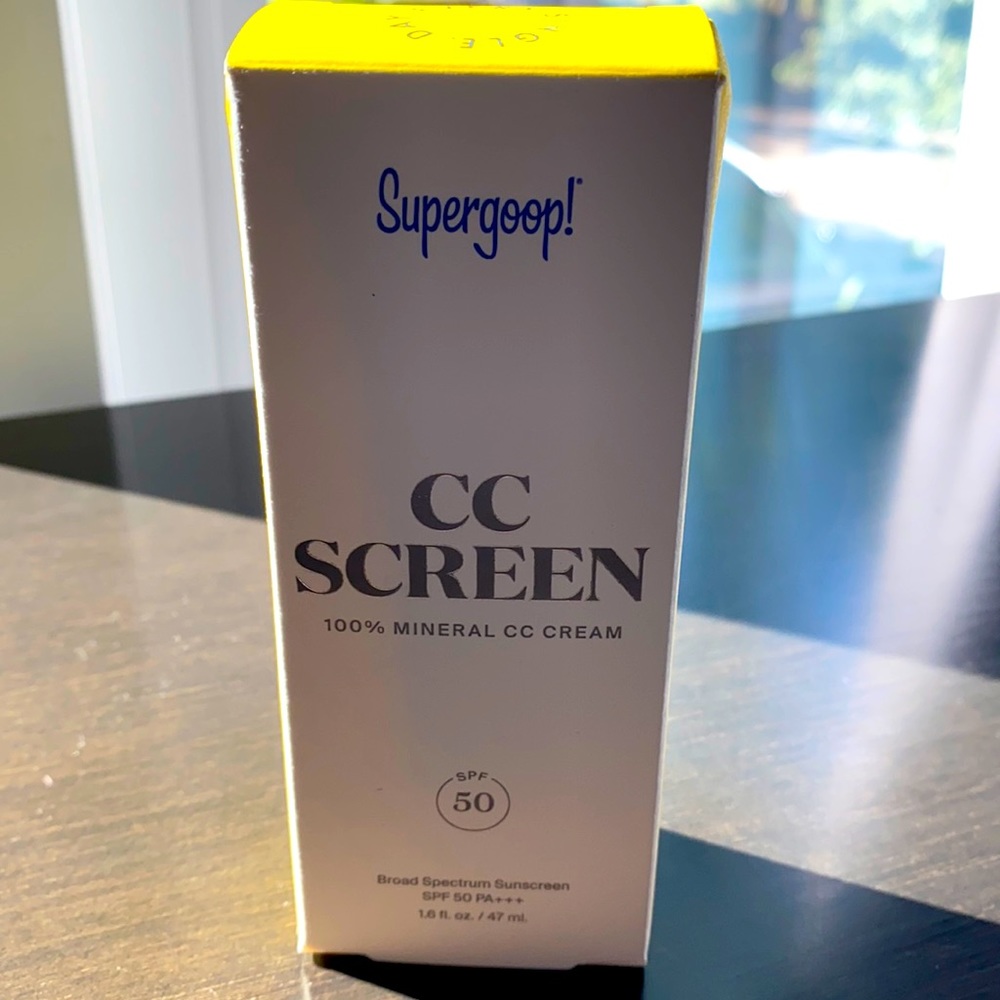 Brand new unopened SuperGoop CC Screen.